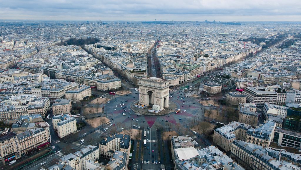 vue aérienne paris