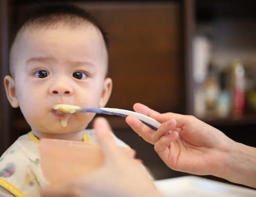 premiers repas bébé